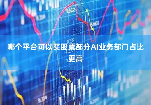 哪个平台可以买股票部分AI业务部门占比更高
